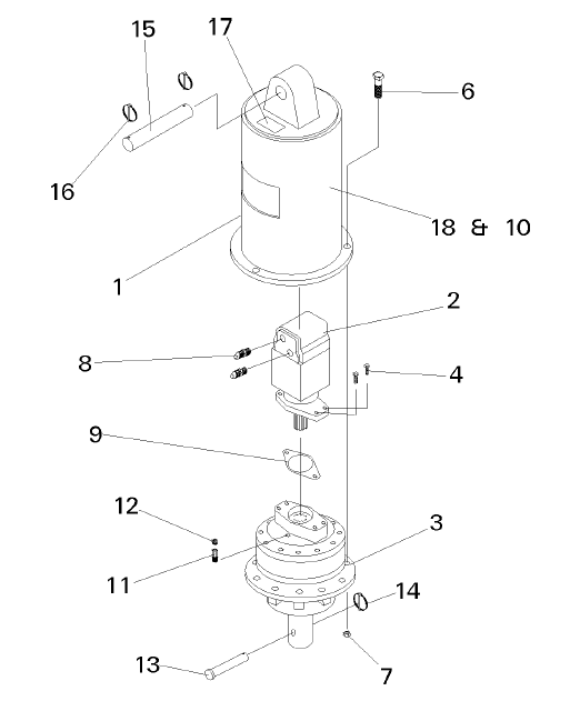 HYDRAULIC MOTOR, X1450 MCMILLEN DRIVE