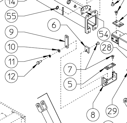 SLIDING SUPPORT BRACKET 220.042