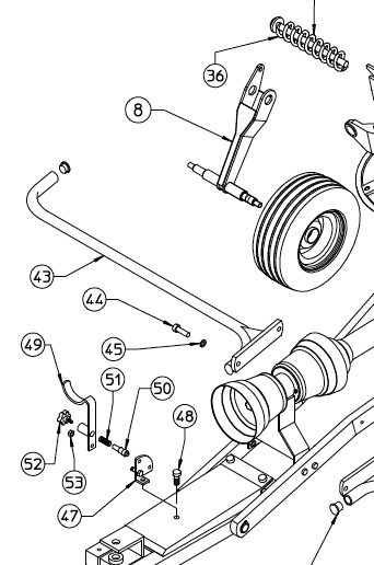 BRACKET, PTO SUPPORT 220.394