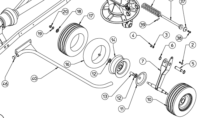 WHEEL SUPPORT BRACKET, LH 220.670