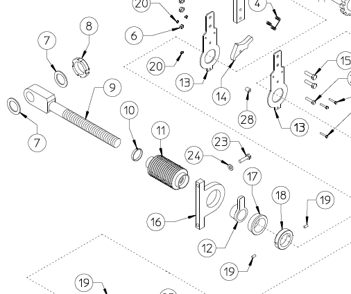 BRACKET, TIE ROD 220.195