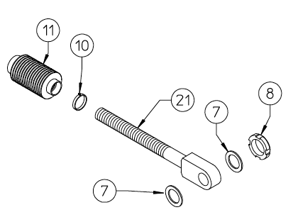 RATCHET LINK TIE ROD LH 220.194