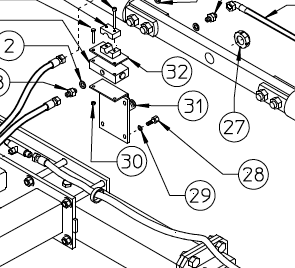 BRACKET, CYLINDER SUPPORT 220.259