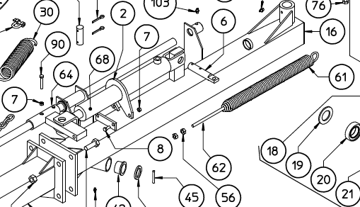 Wheel beam breakdown