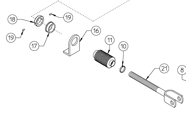 RUBBER COVER, RATCHET LINK, 220.435