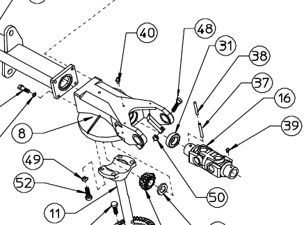 ROTOR HOUSING, LEFT HAND, 220.653