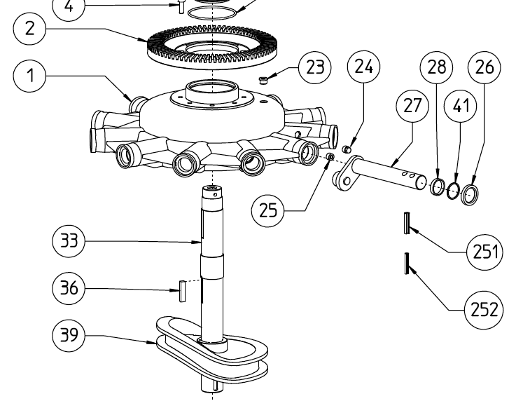 GEARBOX CASING 220.732