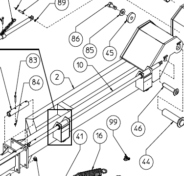 MAIN BEAM, FRONT SECTION, RIGHT HAND, 230.075