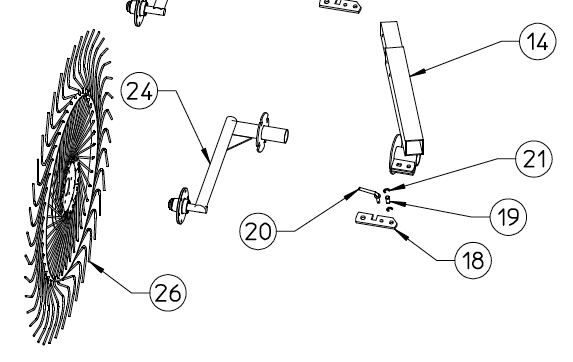 FRONT RAKE ARM, RIGHT HAND, QR10, 230.335 – Ford Distributing