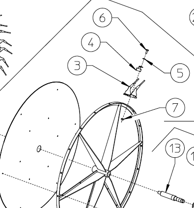 RAKE TINE, PRO17, 230.466