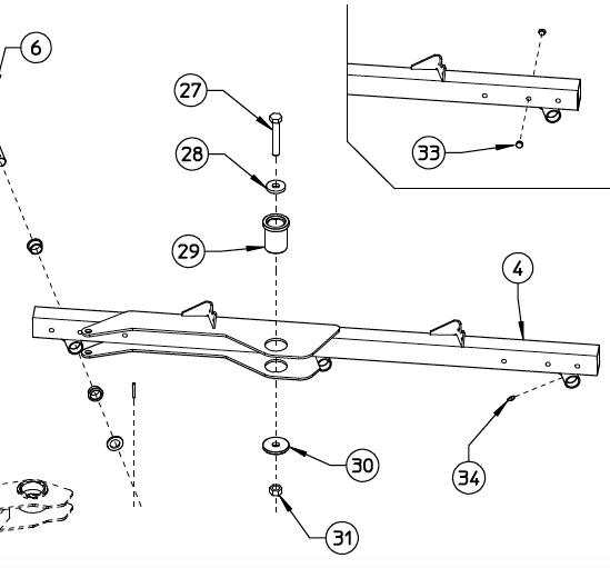 MAIN BEAM, LEFT HAND, QR, 230.672