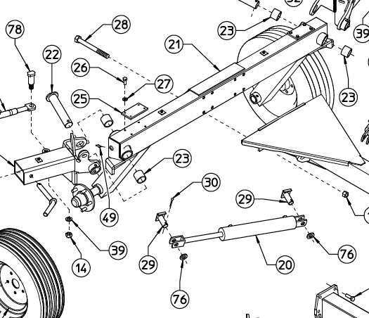 CART FRAME, QRAKE, 230.675