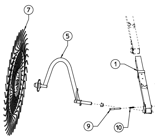 WHEEL BEAM EXTENSION, QR10, RH, 230.677