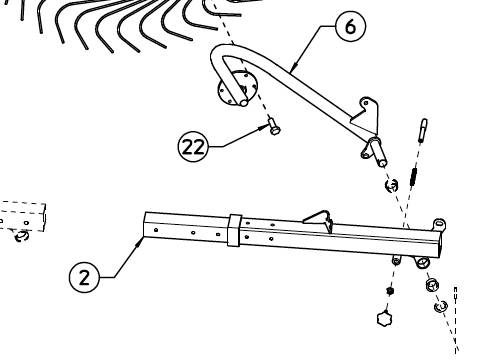 FRONT ARM EXTENSION, QR10 LH, 230.678