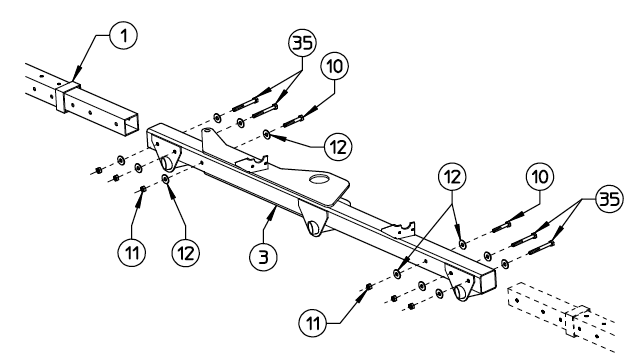 BEAM EXTENSION RH QR 230.710