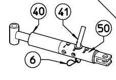 PIN, Q-RAKE TIE ROD ASSEMBLY, 230.715