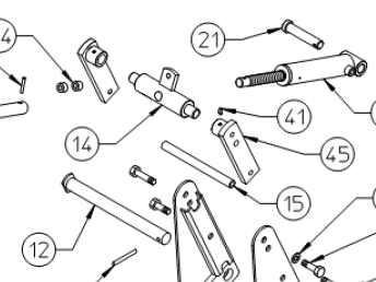 CONNECTING PIN SR320, 230.754