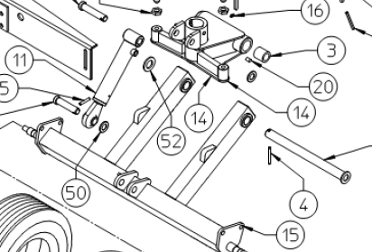 SR320 FRAME & AXLE ASSEMBLY, 230.756