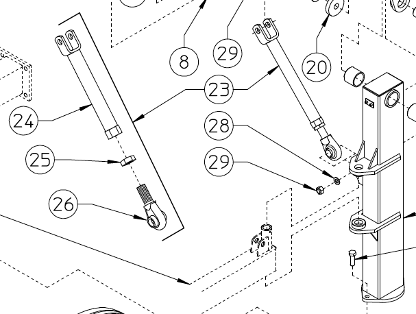 TIE ROD, COMPLETE 250.215