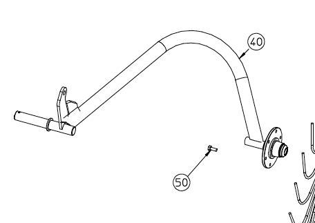 WHEEL ARM LEFT HAND QRX 250.693