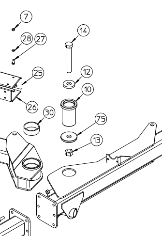 SPECIAL PIVOT PIN, QRX 250.699