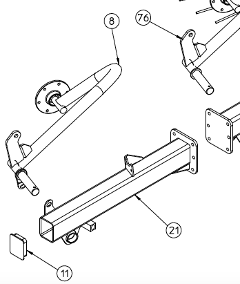 FRONT ARM RH QRX 250.735