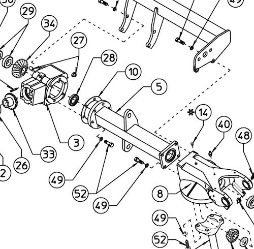 FRAME MEMBER, LEFT HAND, CENTER (260.064)