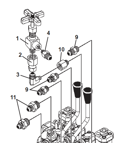 Valve, swing speed control