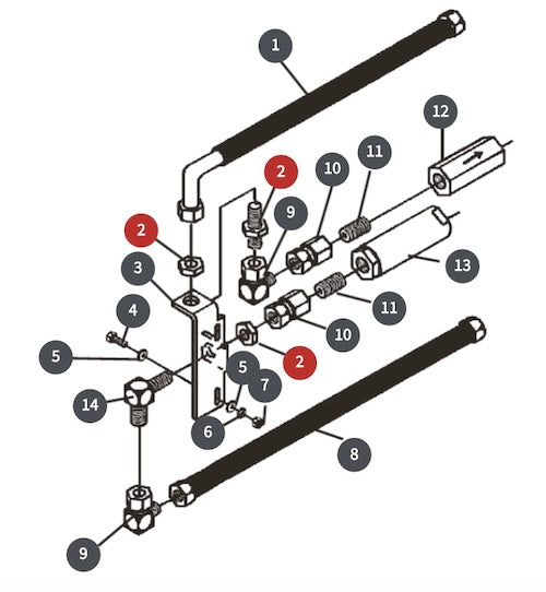 HYDRAULIC FITTING, BULKHEAD CONNECTOR