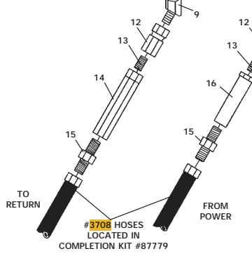 HYDRAULIC HOSE, 0.50 x 48