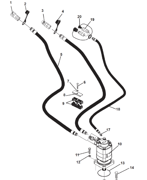 bradco motor & hose kit