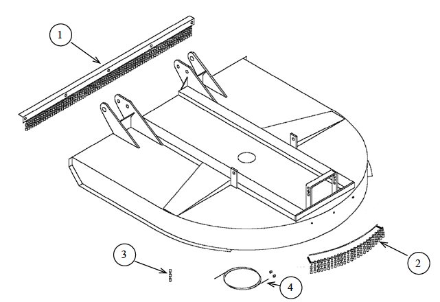 CHAIN GUARD REAR, BR416 CUTTER