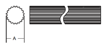 SPLINED SHAFT, 1-11/16" x 20 SPLINE