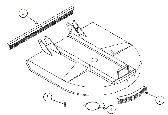 CHAIN GUARD REAR, BR418 CUTTER – Ford Distributing