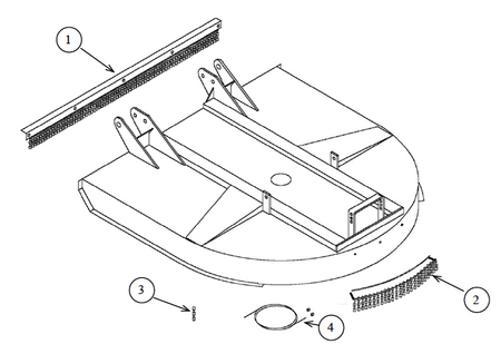 BR418 chain guard rear