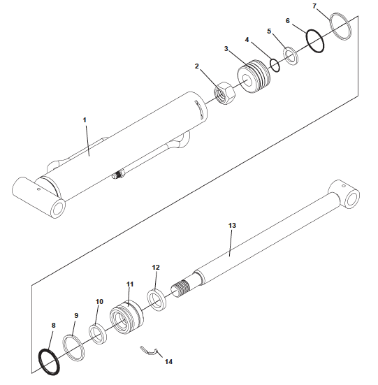 SEAL KIT, BRADCO CYLINDER, 2.25 x 1.25