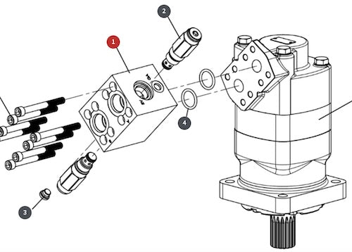 hydraulic motor assembly