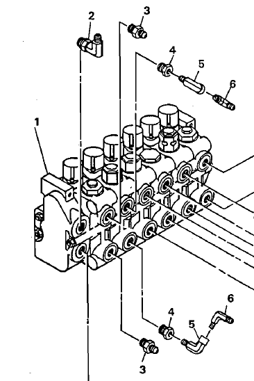 HYDRAULIC FITTING, O-RING BOSS ADAPTER,10MBo-4FP