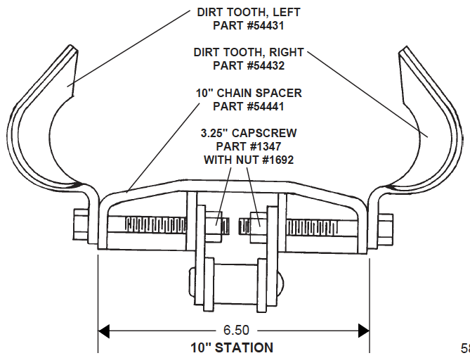 Spacer diagram