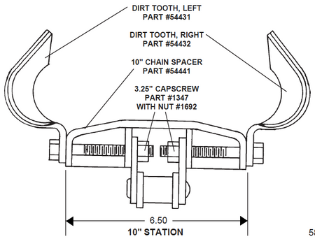 Spacer diagram