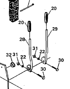 GRIP, HANDLE, CONTROL LEVER