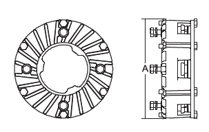 CLUTCH PAK, TORQMASTER, 18,000 IN/LBS