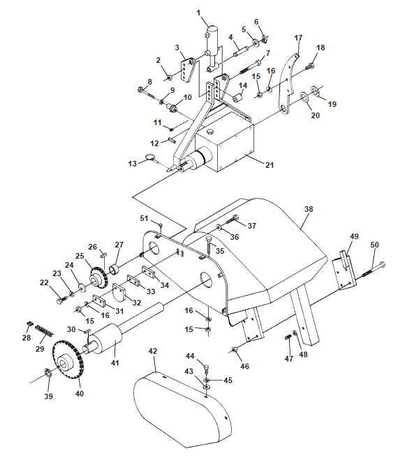 SPACER PLATE, 612 TRENCHER