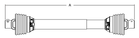 PTO shaft line drawing