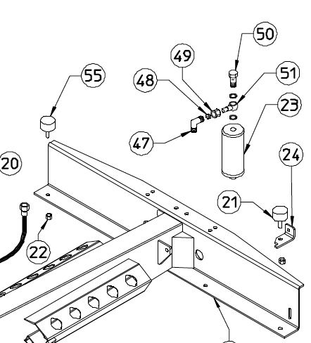 RUBBER PAD, SR420, 610.521