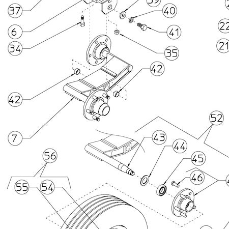 BUSHING, TANDEM WHEEL KIT (610.806)