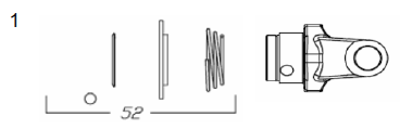 TRACTOR YOKE, 1-⅜ x 6-SPLINE, 630.382