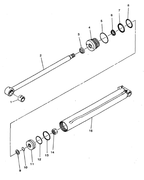 CYLINDER ASSEMBLY, BOOM, 8MD2