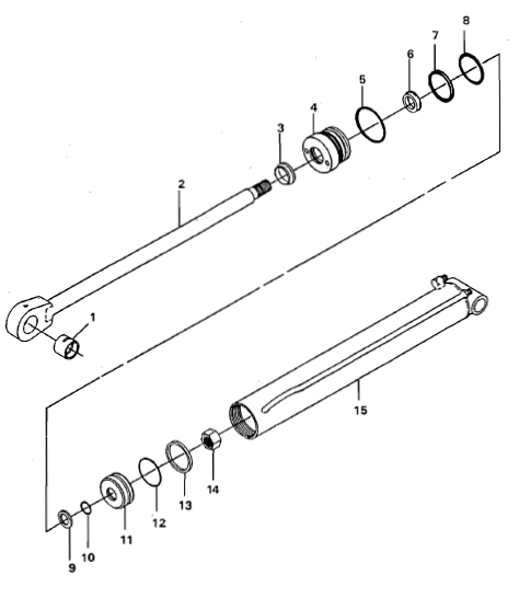 CYLINDER ASSEMBLY, BOOM, 9MD2