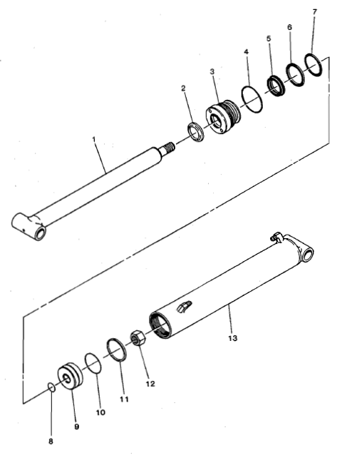 CYLINDER ASSEMBLY, DIPPER, 8MD2